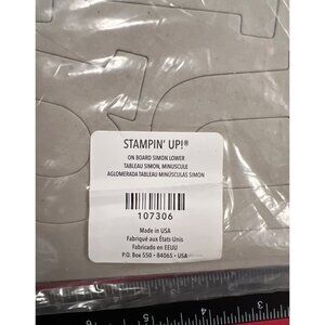 Stampin Up! On Board Simon Lower Chipboard Numbers & Symbols Set 107306